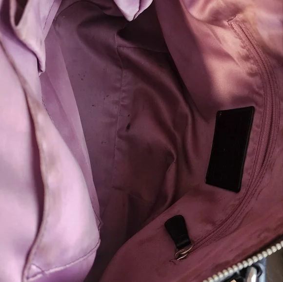 Coach Vintage Sophia Madison Women's Purple and Black Satchel Bag - Picture 4 of 11